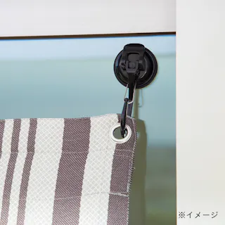 外れにくいフック 強力吸盤 2個入 タープ用フック サンシェード用フック 耐荷重5kg フック構造 日除け