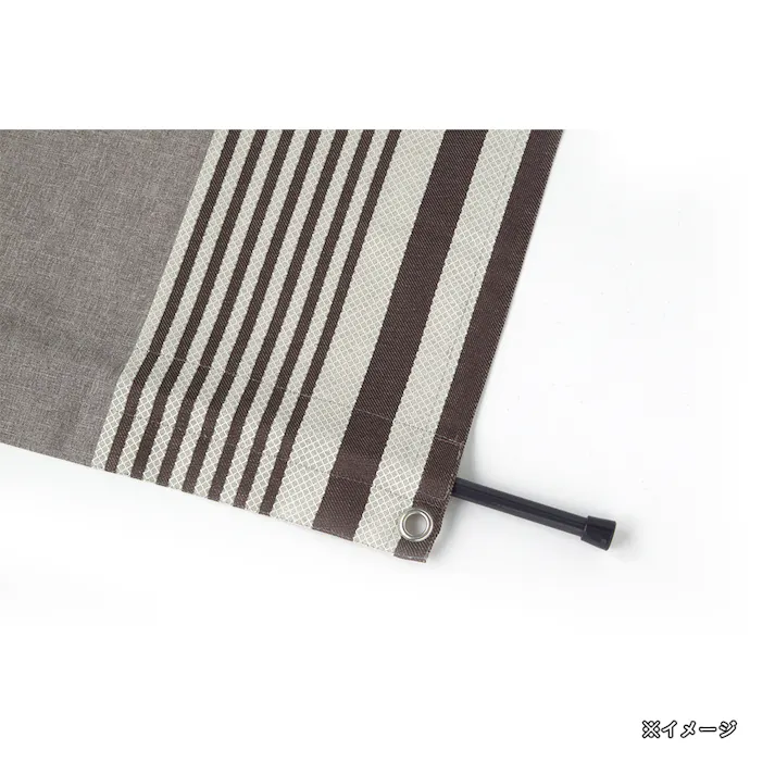 タープをピンと張れる伸縮ポール グレー 幅70cmから120cmまで タープ幅伸縮可能 日除け