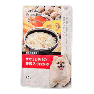 Pet’sOne プライムレシピ グルメパウチ ササミとさけの雑穀入りおかゆ 70g