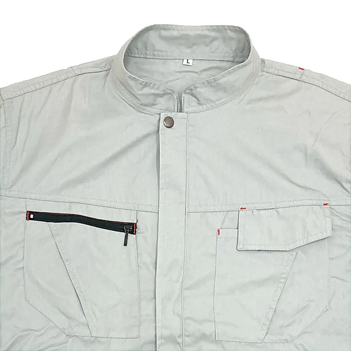 カインズ 吸汗速乾ワークつなぎ 長袖 グレー L