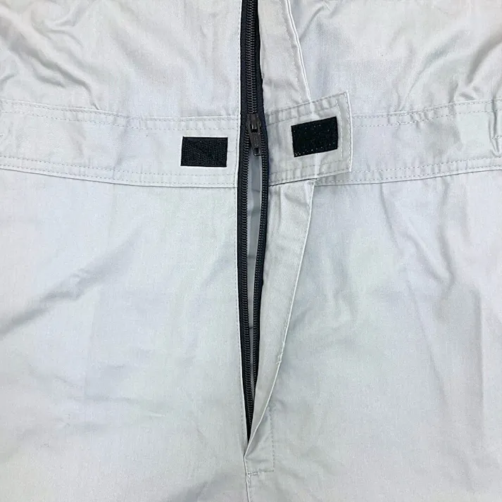 カインズ 吸汗速乾ワークつなぎ 長袖 グレー LL