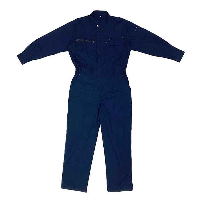 カインズ 吸汗速乾ワークつなぎ 長袖 ネイビー M