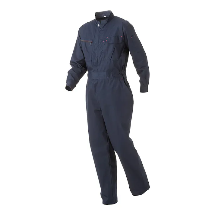 カインズ 吸汗速乾ワークつなぎ 長袖 ネイビー M
