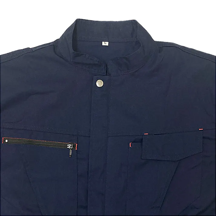 カインズ 吸汗速乾ワークつなぎ 長袖 ネイビー L