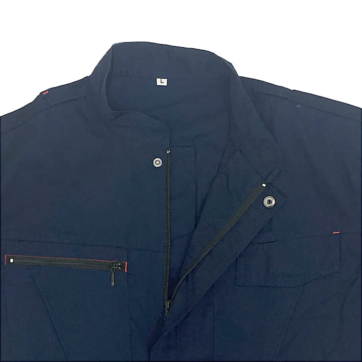 カインズ 吸汗速乾ワークつなぎ 長袖 ネイビー L