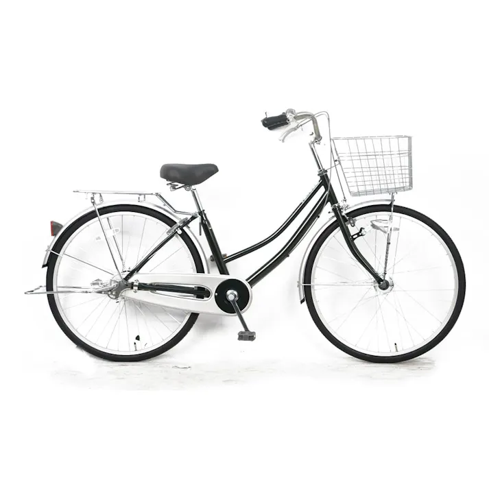 【自転車】軽快車 ST3 LEDオートライト 26型 グリーン