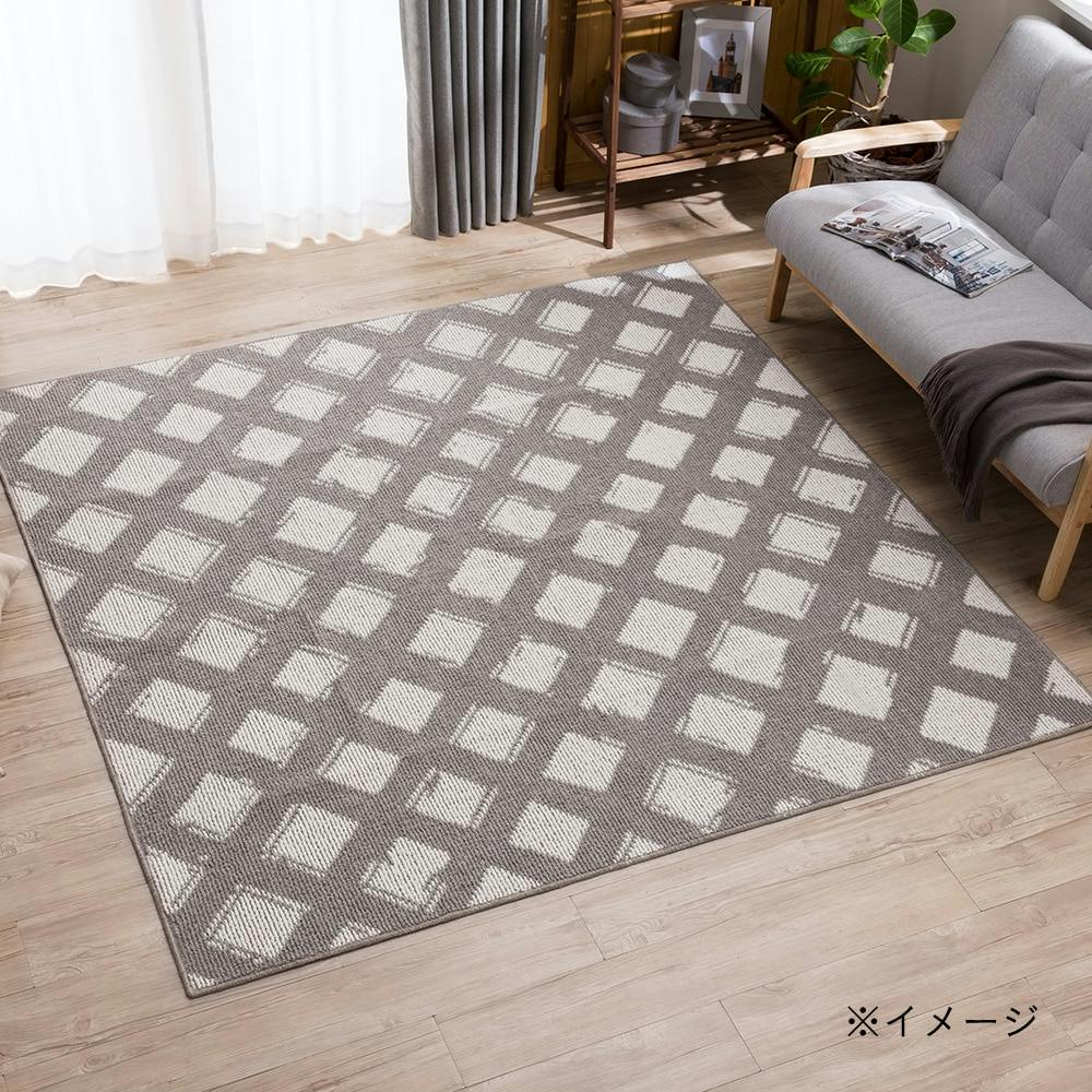 ずれにくいセンターラグ エデル 185x185(販売終了) | ラグ
