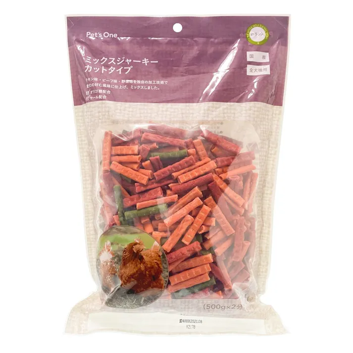 Pet’sOne ミックスジャーキー カットタイプ 1kg(販売終了)