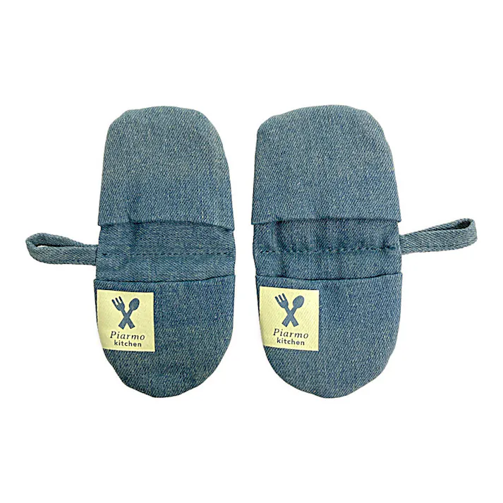 鍋つかみ 2個組 ブルー