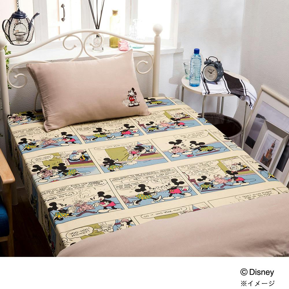 ボックスシーツ ミッキー シングル 100×200×30cm※カバーのみ | 布団