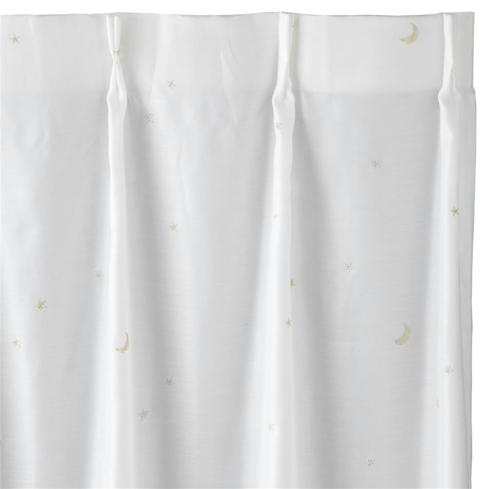遮像・遮熱 スタームーン 100×108cm 2枚組 レースカーテン | カーテン