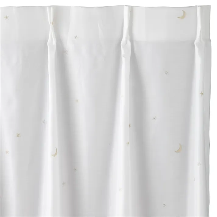 遮像・遮熱 スタームーン 100×175cm 2枚組 レースカーテン