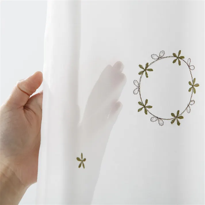 遮像・遮熱 リーフリース 100×133cm 2枚組 レースカーテン