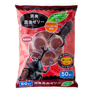 消臭昆虫ゼリー 黒糖風味 50個入