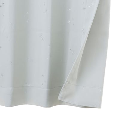 遮光カーテン サーチ ホワイト 100×110cm 2枚組