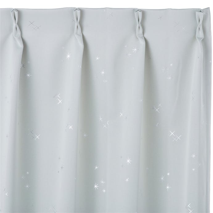遮光カーテン サーチ ホワイト 100×110cm 2枚組