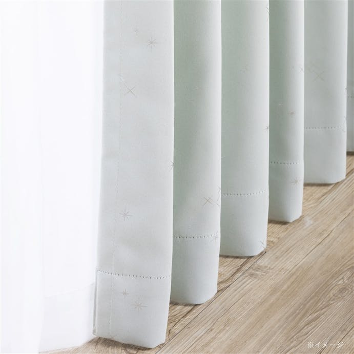 遮光カーテン サーチ ホワイト 100×135cm 2枚組