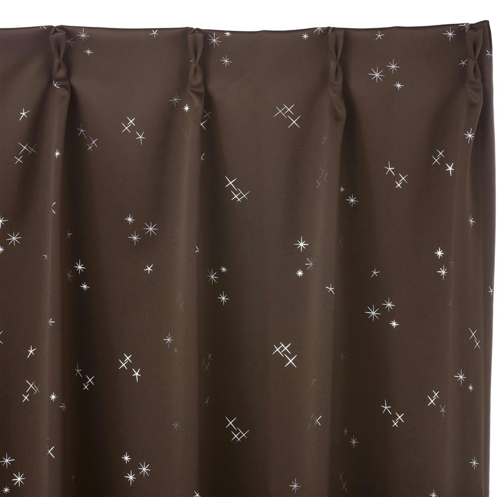 遮光カーテン サーチ ブラウン 100×110cm 2枚組 | カーテン・カーテン