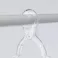 割れにくいワンタッチランドリーハンガー クリア