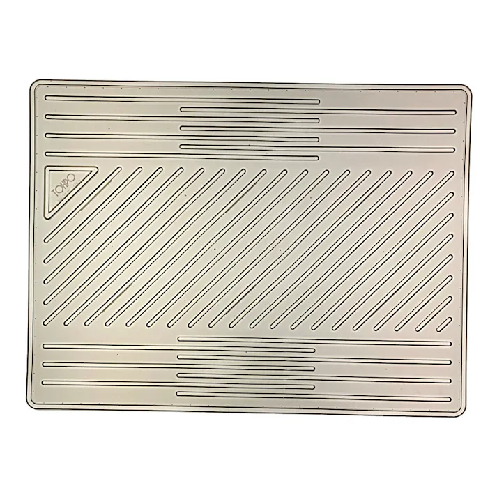 カインズ 洗えるフラットマット フロント用 スモーク 幅45cm×長さ60cm