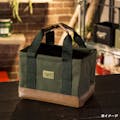 Kumimoku 折り畳みバッグ 小 カーキ