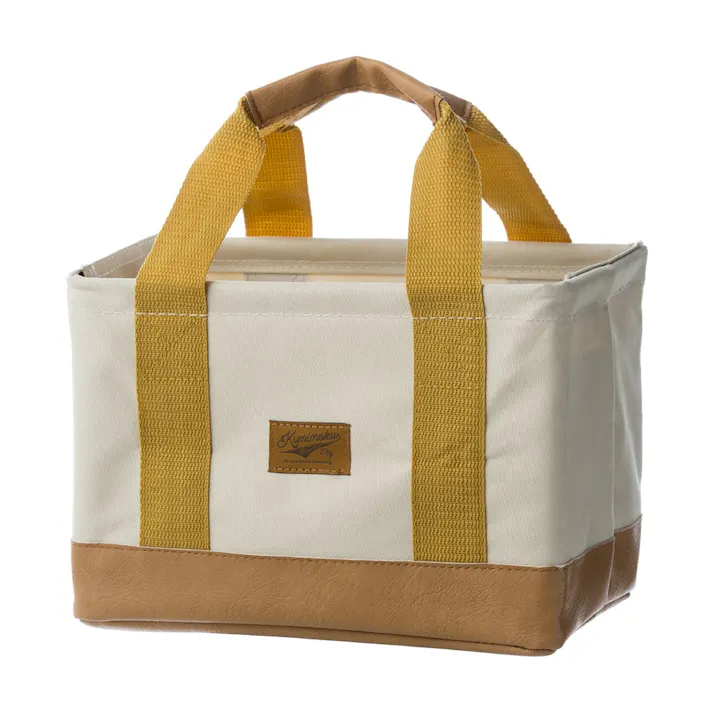 カインズ Kumimoku 折り畳みバッグ 小 ベージュ