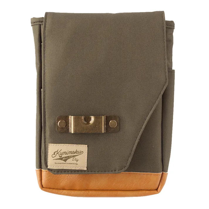 Kumimoku ポーチ カーキ