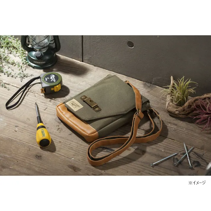 Kumimoku ポーチ カーキ