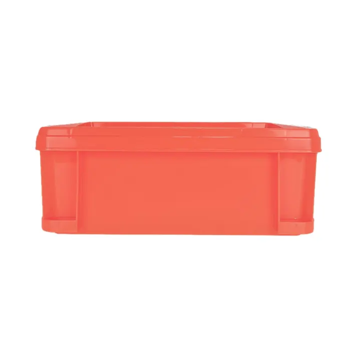 KUROCKER’S 衝撃に強く、丈夫で軽い ふた付きコンテナ オレンジ #13(販売終了)