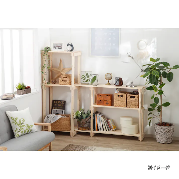 カインズ Kumimoku SPFラックパーツ 1×4 4枚貼