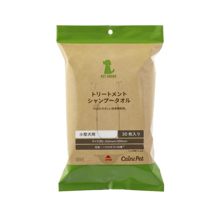 Pet’sOne トリートメントシャンプータオル 犬用 30枚