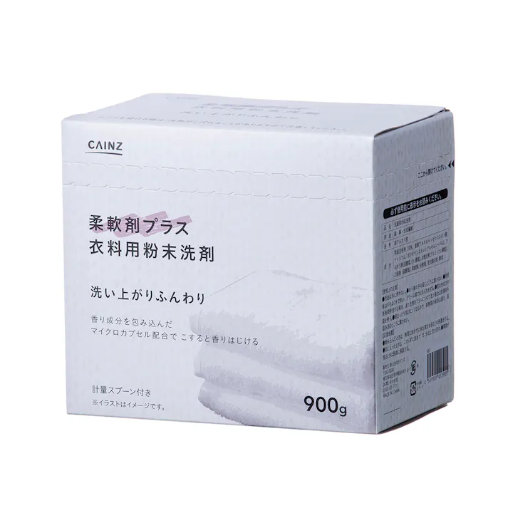 カインズ 柔軟剤プラス 衣料用粉末洗剤 900g (販売終了)