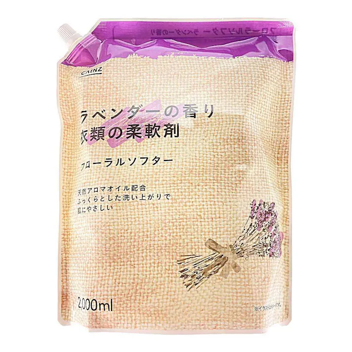 カインズ 衣類の柔軟剤 フローラルソフター ラベンダーの香り 2L (販売終了)