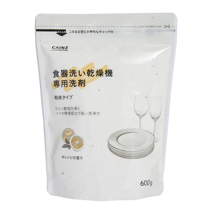 CAINZ 食器洗い乾燥機専用洗剤 オレンジの香り 600g