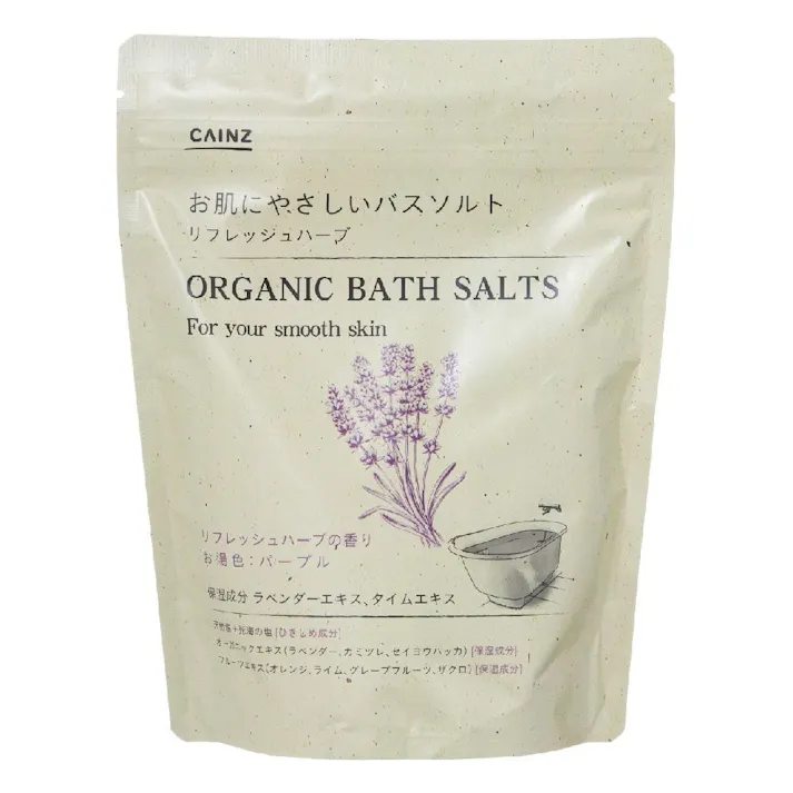 カインズ お肌にやさしいバスソルト リフレッシュハーブの香り 500g