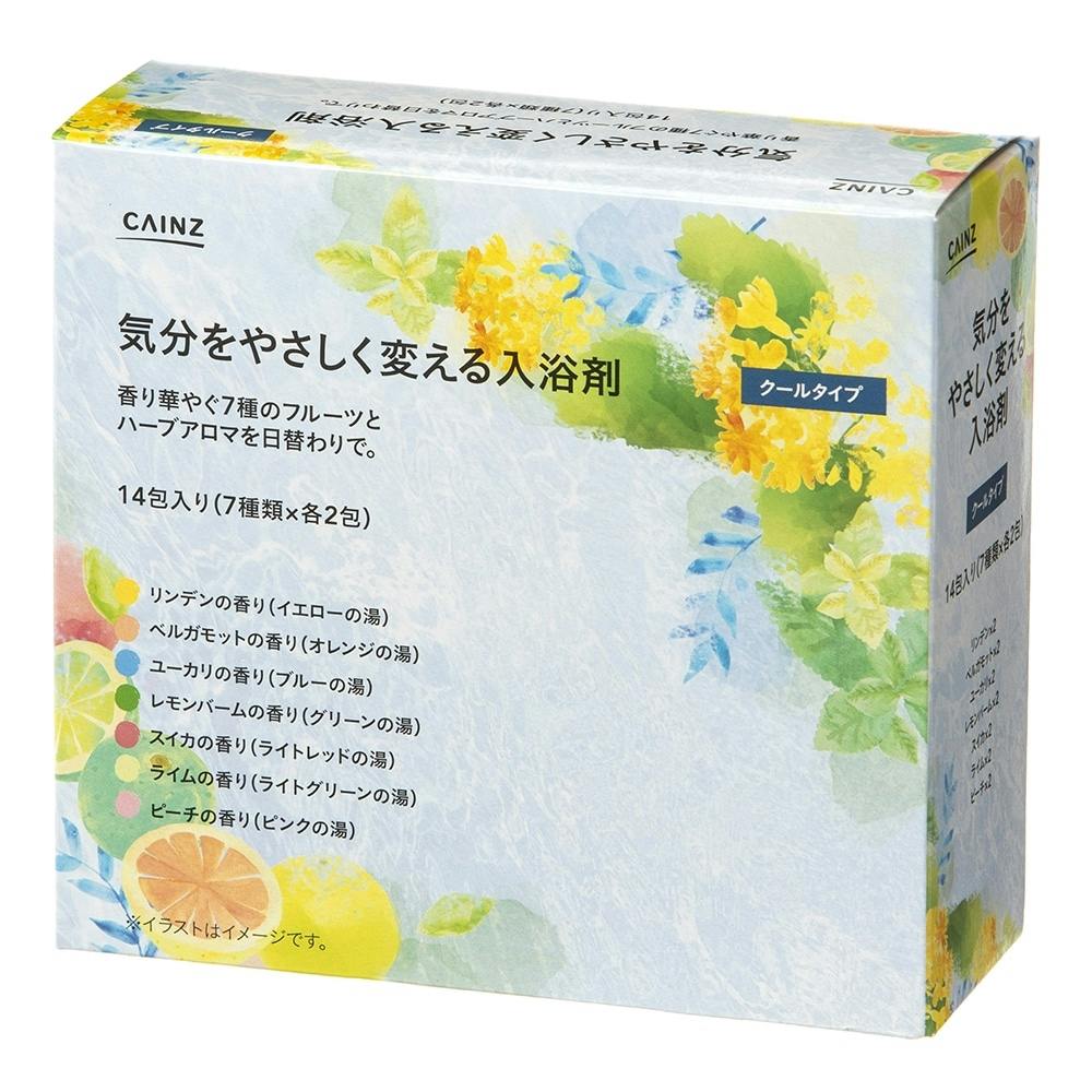 カインズ 気分をやさしく変える入浴剤 クールタイプ 14包(7種類×各2包