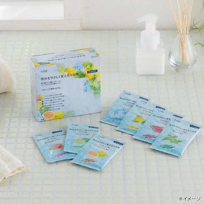 カインズ 気分をやさしく変える入浴剤 クールタイプ 14包(7種類×各2包)