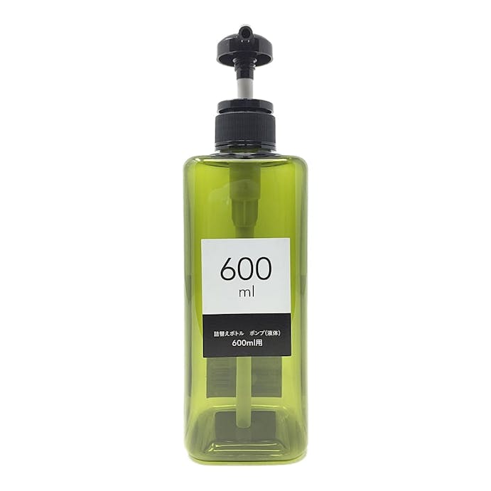 CAINZ 詰替ボトル ポンプ（液体） 600ml グリーン, , product