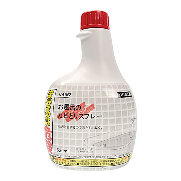 カインズ お風呂のカビとりスプレー つけかえ用 520ml