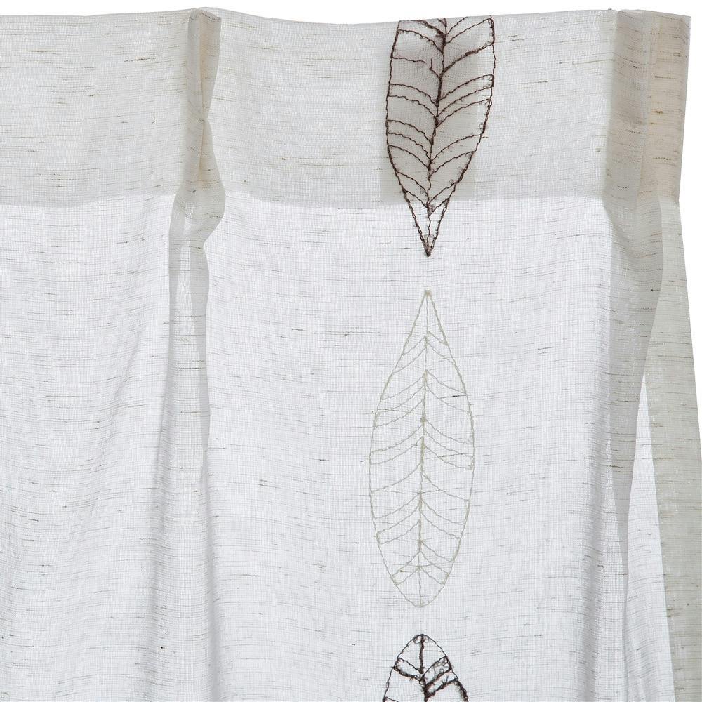 クスノキリーフ 150×175cm 2枚組 レースカーテン | カーテン・カーテン