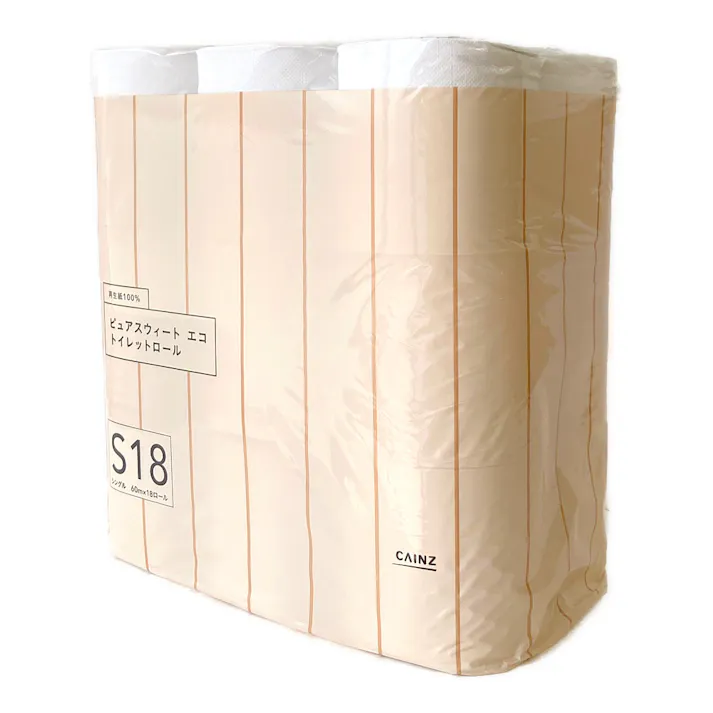 カインズ ピュアスウィートエコ トイレットロール 18ロール シングル I