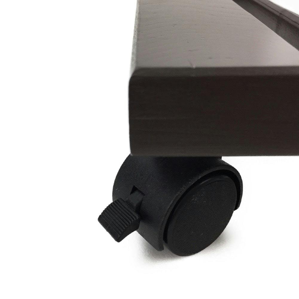 カインズ 木製キャスター花台 角型 ブラウン | 鉢・プランター