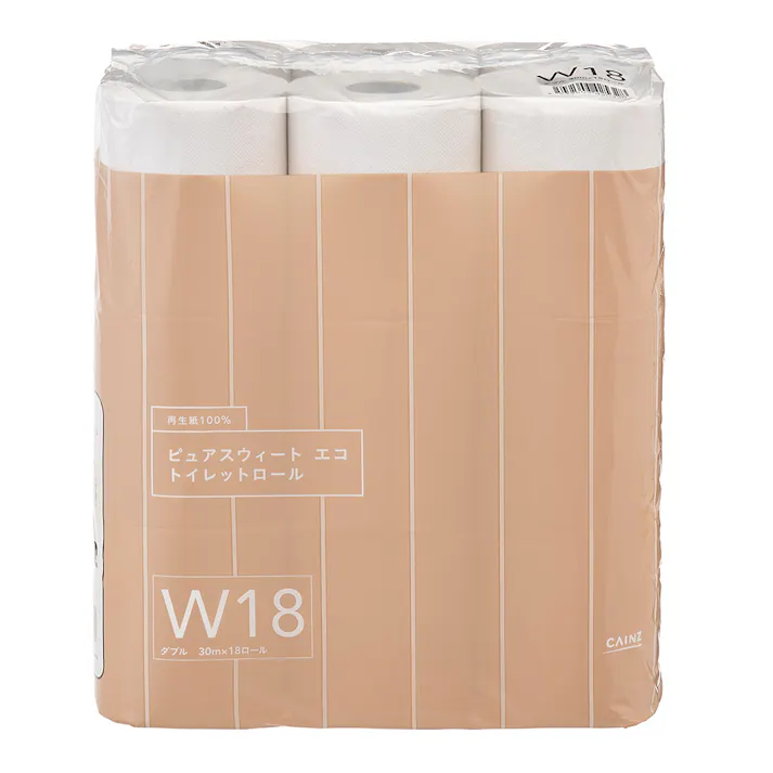 カインズ ピュアスウィートエコ トイレットロール 18ロール ダブル
