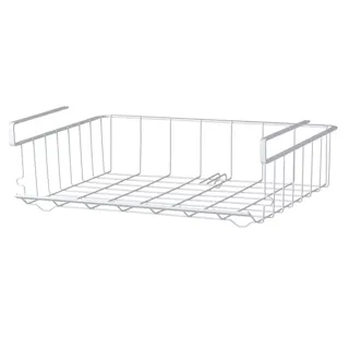 積重ねできるワイヤーラック ハーフ ホワイト