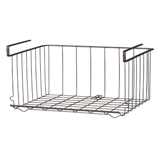 積重ねできるワイヤーラック ブラウン