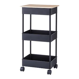 木天板付きマルチワゴン ブラック J20