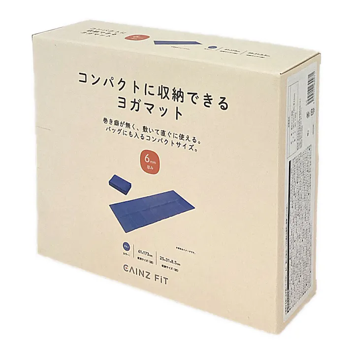 カインズ コンパクトに収納できるヨガマット 6mm