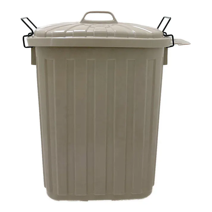 踏んでもこわれないダストボックス 60L モカ