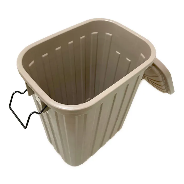 踏んでもこわれないダストボックス 60L モカ