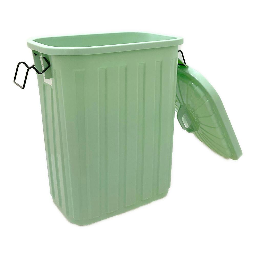 踏んでもこわれないダストボックス 60L ミントグリーン | ゴミ箱